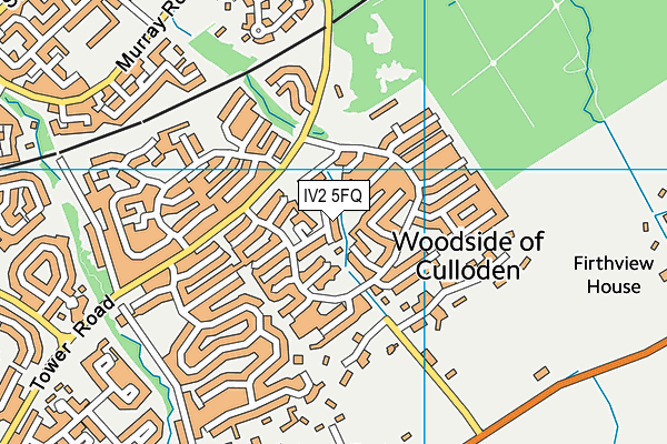 IV2 5FQ map - OS VectorMap District (Ordnance Survey)