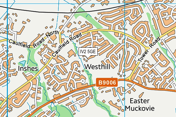 IV2 5GE map - OS VectorMap District (Ordnance Survey)