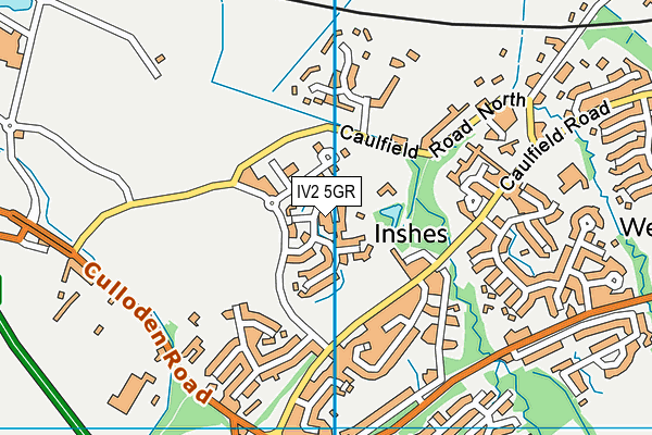 IV2 5GR map - OS VectorMap District (Ordnance Survey)