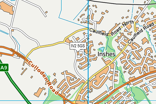 IV2 5GS map - OS VectorMap District (Ordnance Survey)