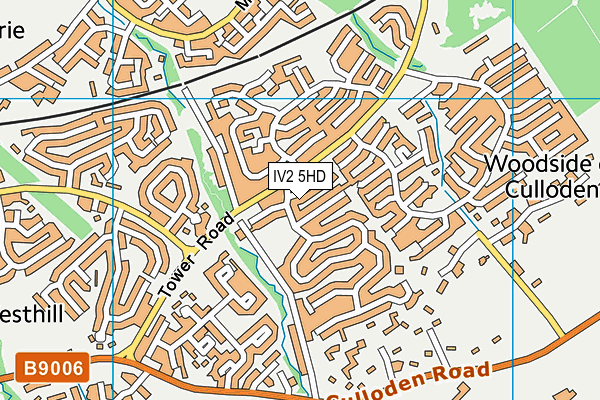 IV2 5HD map - OS VectorMap District (Ordnance Survey)