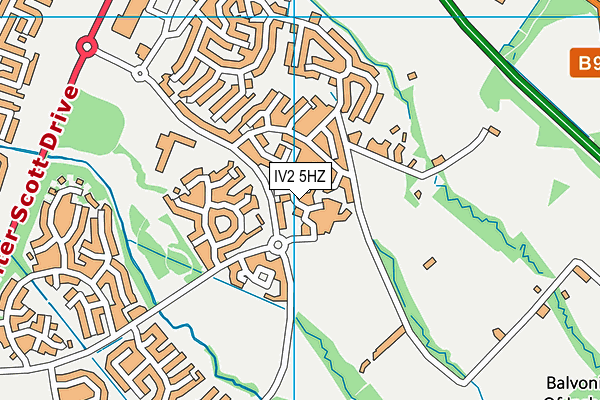 IV2 5HZ map - OS VectorMap District (Ordnance Survey)