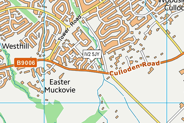 IV2 5JY map - OS VectorMap District (Ordnance Survey)