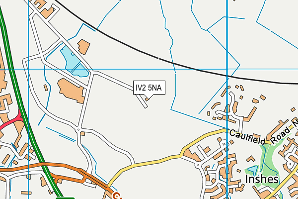 IV2 5NA map - OS VectorMap District (Ordnance Survey)