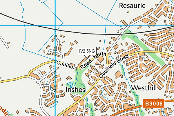 IV2 5NG map - OS VectorMap District (Ordnance Survey)