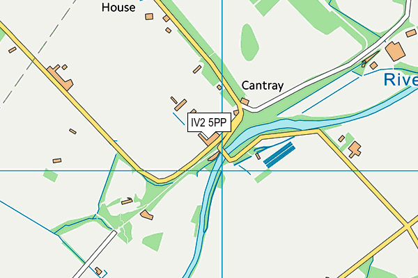 IV2 5PP map - OS VectorMap District (Ordnance Survey)