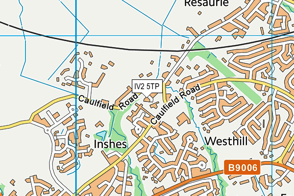 IV2 5TP map - OS VectorMap District (Ordnance Survey)