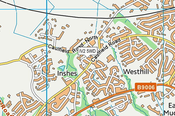 IV2 5WD map - OS VectorMap District (Ordnance Survey)