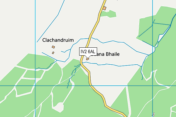 IV2 6AL map - OS VectorMap District (Ordnance Survey)