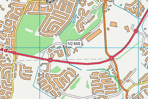 IV2 6AS map - OS VectorMap District (Ordnance Survey)