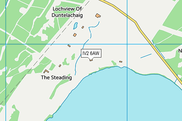 IV2 6AW map - OS VectorMap District (Ordnance Survey)