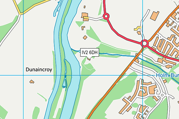 IV2 6DH map - OS VectorMap District (Ordnance Survey)