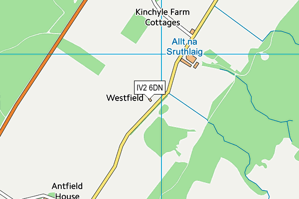 IV2 6DN map - OS VectorMap District (Ordnance Survey)