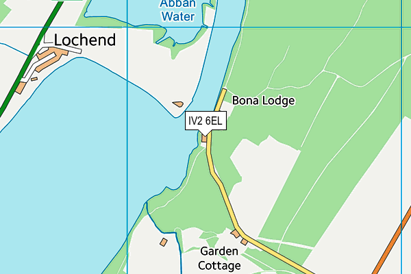 IV2 6EL map - OS VectorMap District (Ordnance Survey)