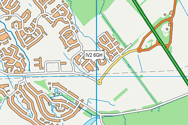 IV2 6GH map - OS VectorMap District (Ordnance Survey)