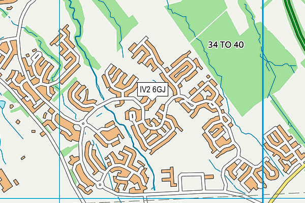 IV2 6GJ map - OS VectorMap District (Ordnance Survey)