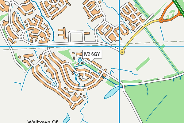 IV2 6GY map - OS VectorMap District (Ordnance Survey)