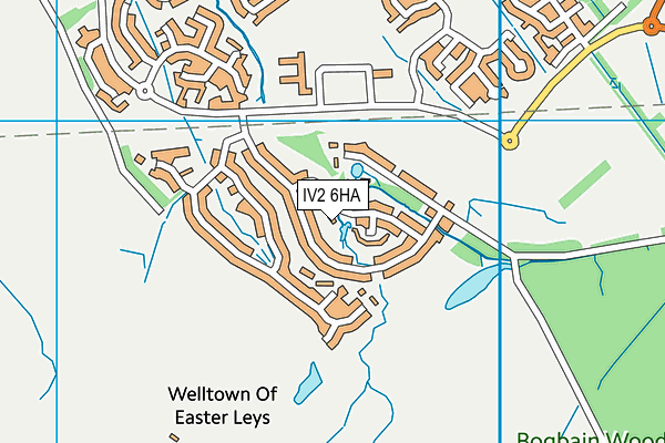 IV2 6HA map - OS VectorMap District (Ordnance Survey)