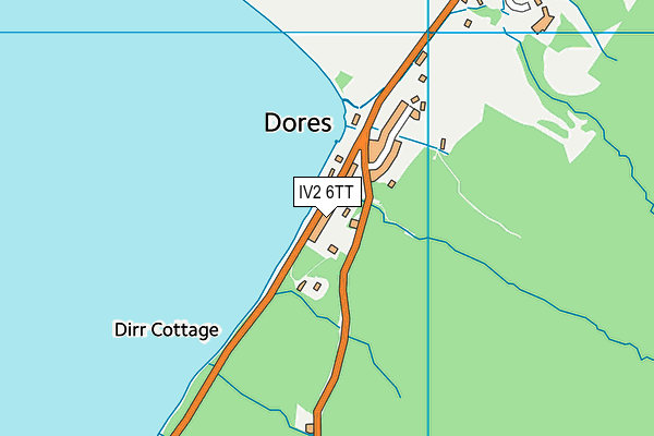IV2 6TT map - OS VectorMap District (Ordnance Survey)