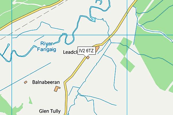 IV2 6TZ map - OS VectorMap District (Ordnance Survey)