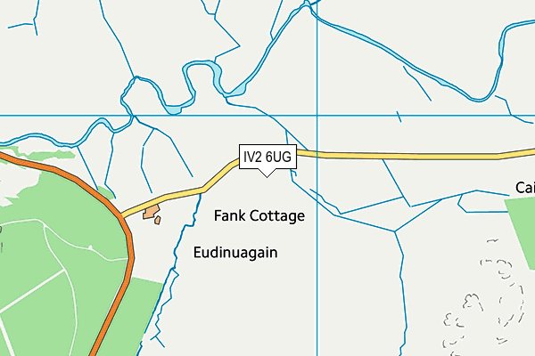 IV2 6UG map - OS VectorMap District (Ordnance Survey)