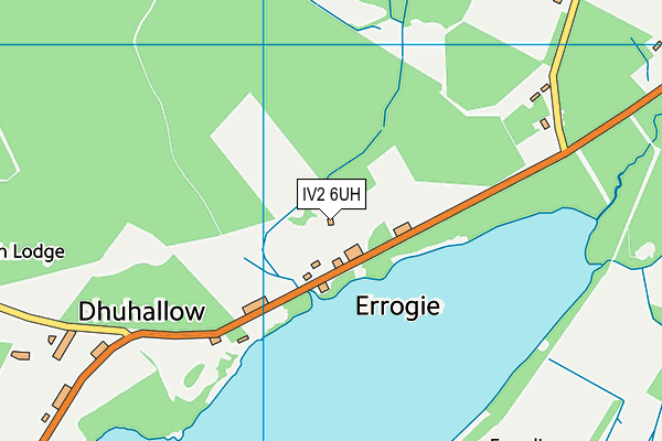 IV2 6UH map - OS VectorMap District (Ordnance Survey)