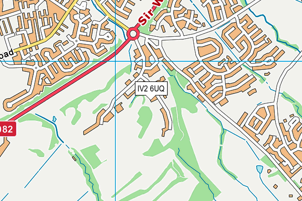 IV2 6UQ map - OS VectorMap District (Ordnance Survey)