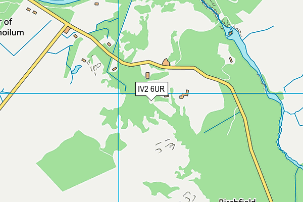 IV2 6UR map - OS VectorMap District (Ordnance Survey)