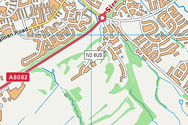 IV2 6US map - OS VectorMap District (Ordnance Survey)