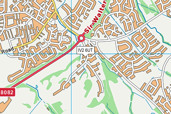 IV2 6UT map - OS VectorMap District (Ordnance Survey)