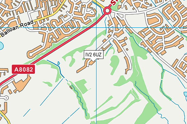 IV2 6UZ map - OS VectorMap District (Ordnance Survey)