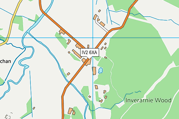 IV2 6XA map - OS VectorMap District (Ordnance Survey)