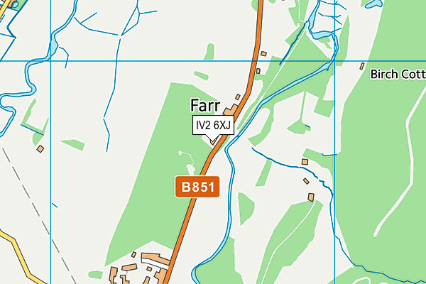 IV2 6XJ map - OS VectorMap District (Ordnance Survey)