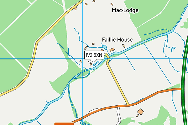 IV2 6XN map - OS VectorMap District (Ordnance Survey)