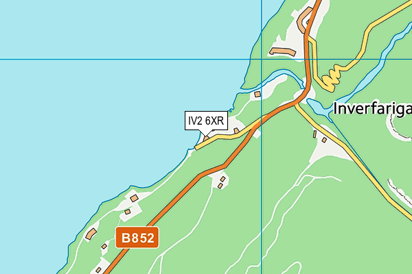 IV2 6XR map - OS VectorMap District (Ordnance Survey)