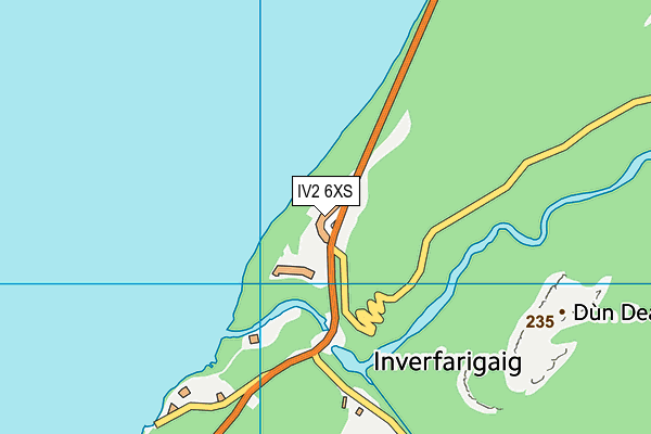 IV2 6XS map - OS VectorMap District (Ordnance Survey)