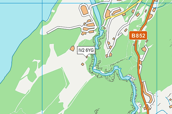 IV2 6YG map - OS VectorMap District (Ordnance Survey)