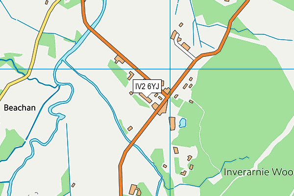 IV2 6YJ map - OS VectorMap District (Ordnance Survey)