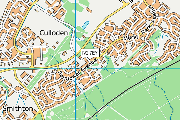 IV2 7EY map - OS VectorMap District (Ordnance Survey)