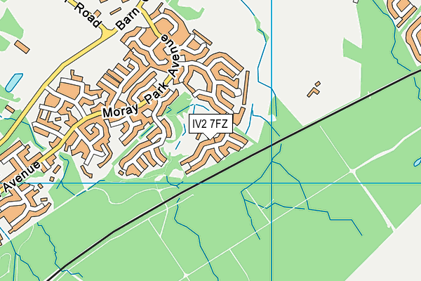 Map of CULLODEN ECO CARPET AND UPHOLSTERY CLEANING LIMITED at district scale