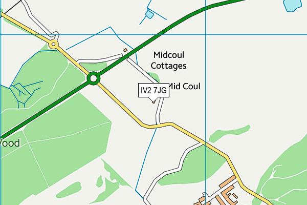 IV2 7JG map - OS VectorMap District (Ordnance Survey)