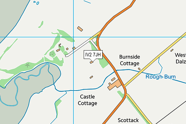 IV2 7JH map - OS VectorMap District (Ordnance Survey)