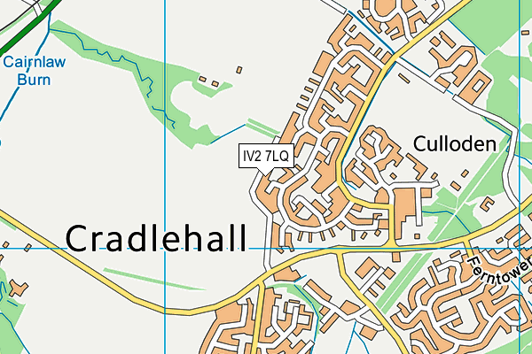 IV2 7LQ map - OS VectorMap District (Ordnance Survey)