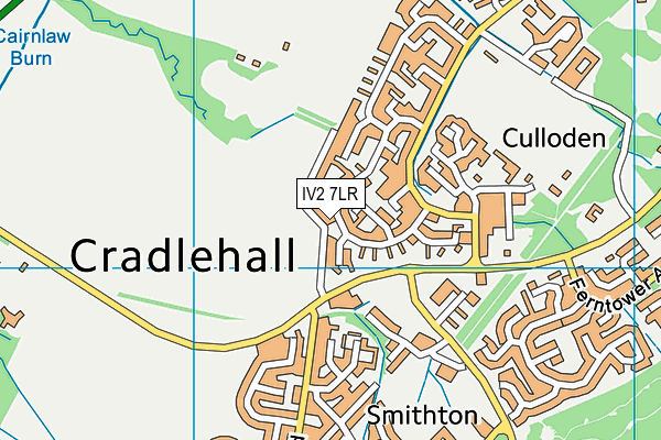 IV2 7LR map - OS VectorMap District (Ordnance Survey)