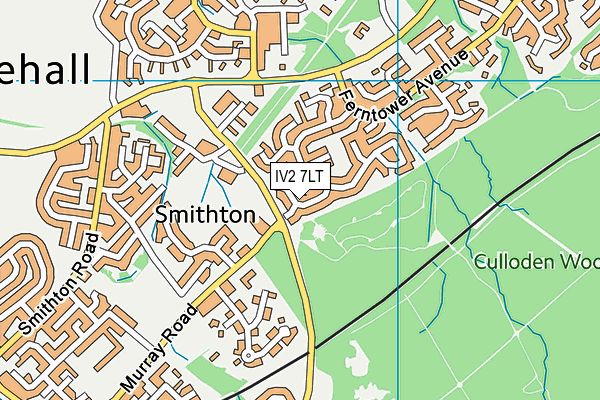 IV2 7LT map - OS VectorMap District (Ordnance Survey)