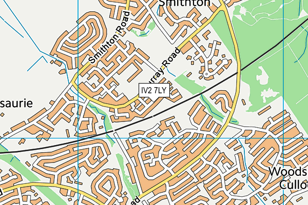 IV2 7LY map - OS VectorMap District (Ordnance Survey)