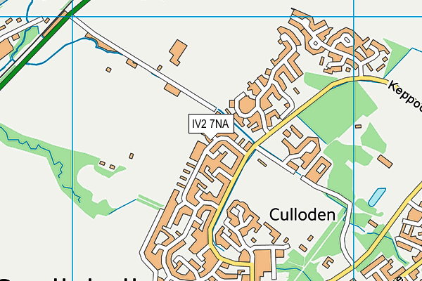 IV2 7NA map - OS VectorMap District (Ordnance Survey)