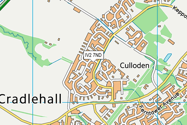 IV2 7ND map - OS VectorMap District (Ordnance Survey)