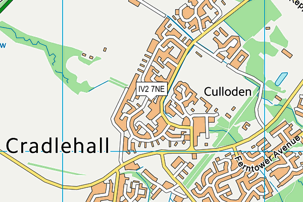 IV2 7NE map - OS VectorMap District (Ordnance Survey)