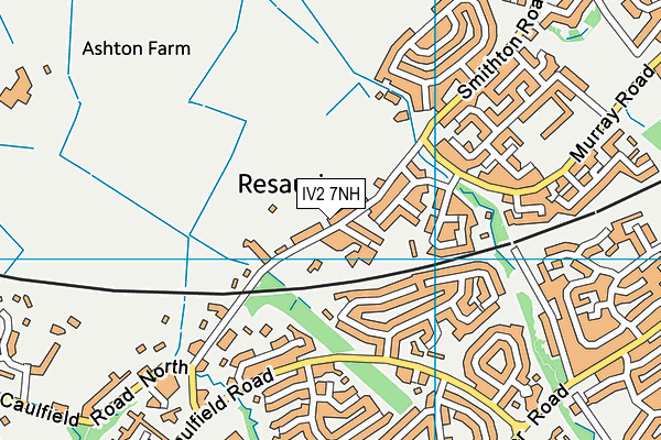 IV2 7NH map - OS VectorMap District (Ordnance Survey)